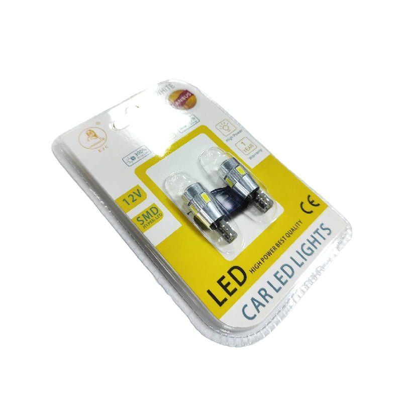 EJC Λάμπες Αυτοκινήτου Canbus T10-5630-6SMD LED 12v 2τμχ ψυχρό φως - LED light - Image 2