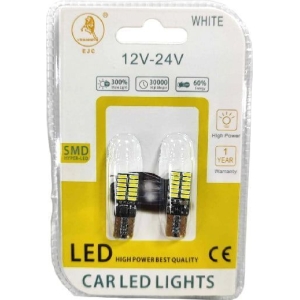 EJC Λάμπες Αυτοκινήτου 4014-24LED 12V-24 2τμχ ψυχρό φως – Car LED light