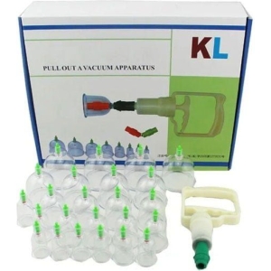 KL Θεραπευτική Συσκευή με Βεντούζες 24τμχ - Pull Out A Vacuum Apparatus 24pcs