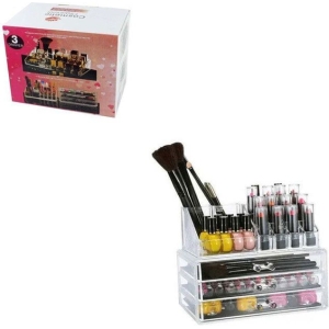 Alternative view of CX-6702 – Θήκη Οργάνωσης Καλλυντικών με 3 Συρταράκια – Cosmetic Storage Box