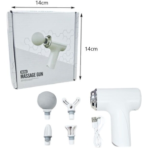 Alternative view of Φορητό Μηχάνημα Μασάζ με 4 Κεφαλές - Mini Massage Gun