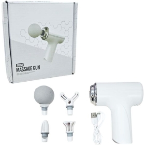 Φορητό Μηχάνημα Μασάζ με 4 Κεφαλές - Mini Massage Gun