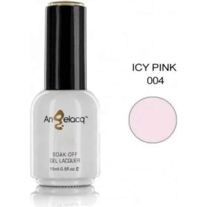 Angelacq ημιμόνιμο επαγγελματικό βερνίκι 15ml-0,5fl.oz #004 Icy Pink