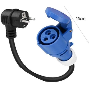 Alternative view of Αντάπτορας Ρεύματος Βιομηχανικού Τύπου 16A 250V – Industrial Power Adapter 16A 250V