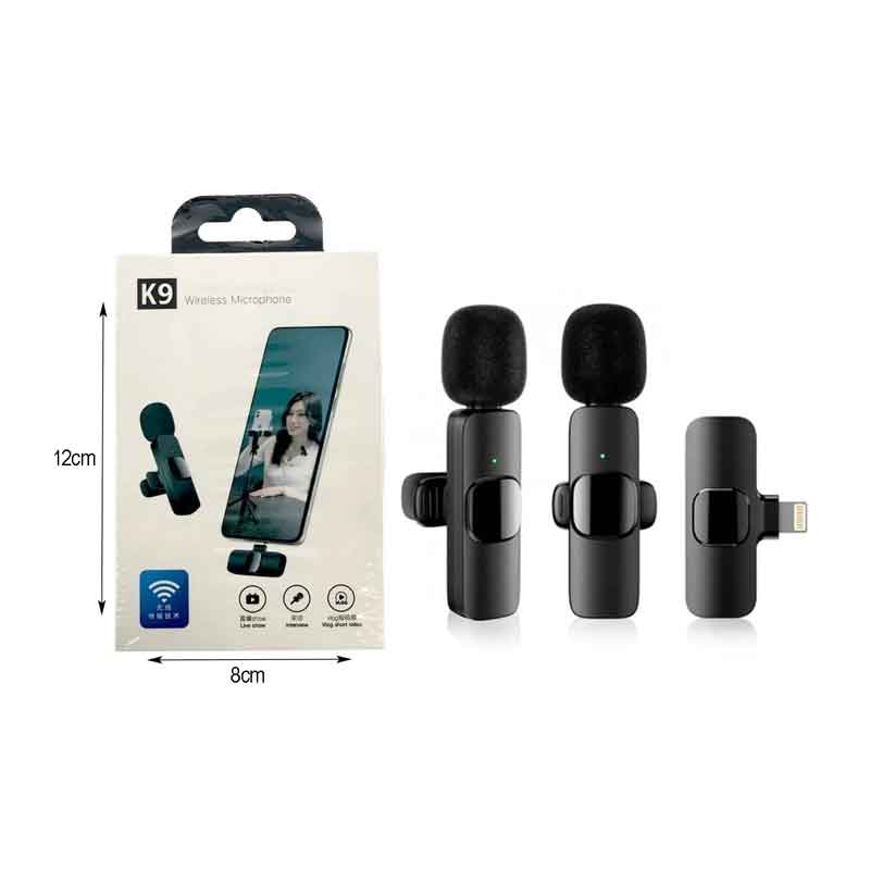 K9 Ασύρματο μικρόφωνο Τύπος USB Type C - Wireless Microphone - Image 4