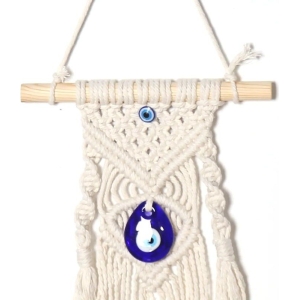 Alternative view of Κρεμαστό διακοσμητικό μακραμέ 30cm - Hanging decoration