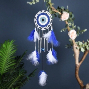 Alternative view of Κρεμαστό διακοσμητικό ονειροπαγίδα 65cm - Hanging decoration dreamcatcher