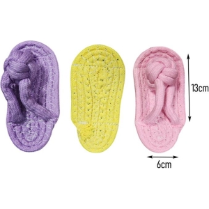 Alternative view of Παιχνίδι Σκύλου από Σχοινί Σανδάλι 13cm - Rope Dog Toy Sandal