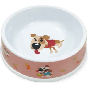 Alternative view of Μπολ Φαγητού Σκύλου με Σχέδιο Cartoon - Cartoon Dog Food Bowl
