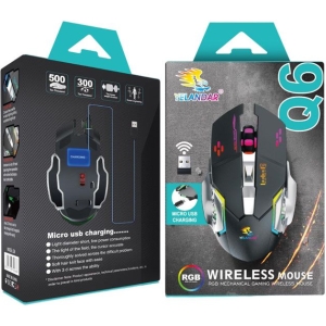 Yelandar Q6 Ασύρματο ποντίκι RGB Gaming - Wireless Mouse Gaming