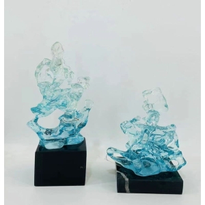 Γυάλινο Διακοσμητικό Γλυπτό - Glass Sculpture Decor