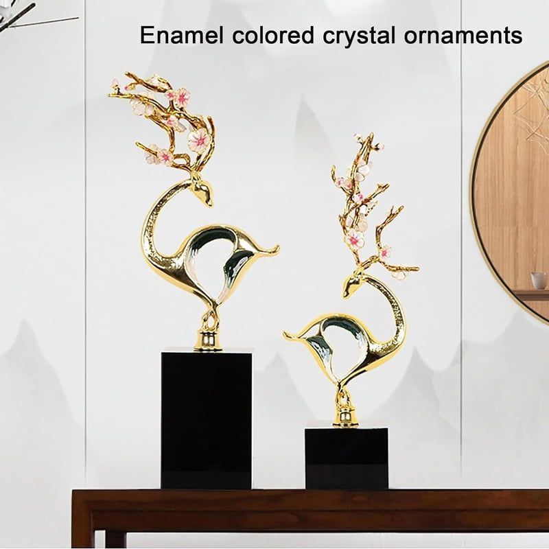 Χρυσό Διακοσμητικό με Μαρμάρινη Βάση - Gold Sculpture Decor - Image 5