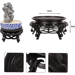 Βάση Γλάστρας Καφέ - Pot Base Vase Stand