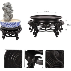 Βάση Γλάστρας Καφέ 19cm - Pot Base Vase Stand