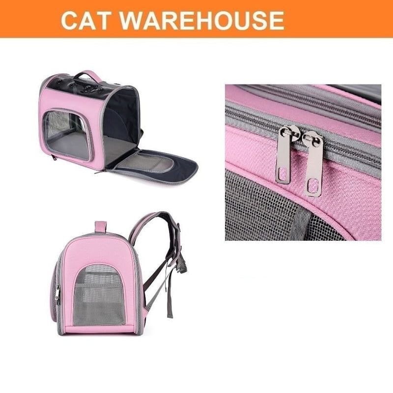 Διαφανής τσάντα μεταφοράς κατοικιδίου - Pet Carrier Bag