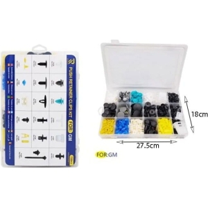 Alternative view of Rchang Πλαστικά κλίπς συγκράτησης αυτοκινήτου για GM 730τεμ W10058-1- Push Retainer Clips Kit