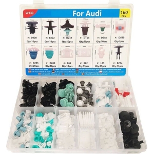 Alternative view of Rchang Κουμπώματα Κλίπς Ταπετσαρίας 160τμχ για AUDI (12 σχέδια) - Audi special plastic buckle W139/W12570