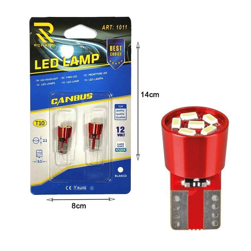 Rchang Λάμπα αυτοκινήτου 12V T10 6500K ART:1011 - Auto Car LED Lamp - Image 3