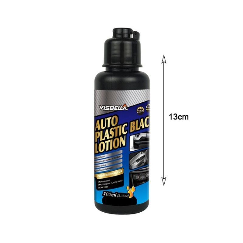 Visbella Αλοιφή για Πλαστικά Αυτοκινήτου 100ml - Auto Plastic Black Lotion - Image 2