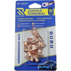 Rchang Ακροδέκτες Οπής Χάλκινο 12τμχ 20A W04471 - Copper terminal 12pcs