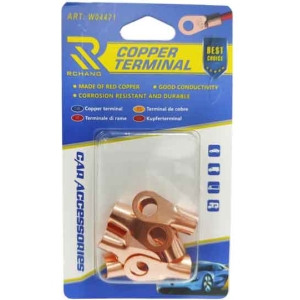 Rchang Ακροδέκτες Οπής Χάλκινο 6τμχ 60A W04471 - Copper terminal 6pcs