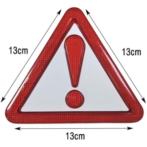Alternative view of Προειδοποιητικό Αυτοκόλλητο Τρίγωνο 13x13cm - Warning Triangle Sticker