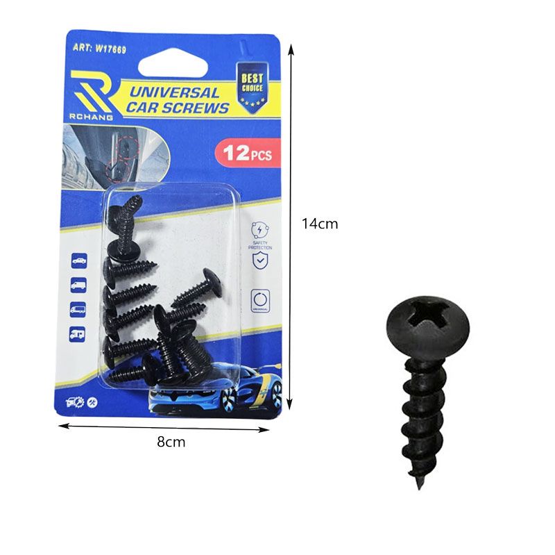Rchang Βίδες Αυτοκινήτου Universal W17669 – Σετ 12 Τεμαχίων - Car Screws - Image 2