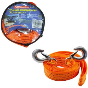 Ιμάντας Ρυμούλκησης με Γάντζους 3 Τόνων 50mmx3.6m – Tow Strap 3T με Άγκιστρα