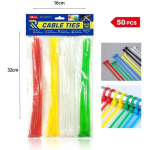 Alternative view of Rchang Δεματικά καλωδίων 2.7x250mm 50τμχ - White Cable Ties