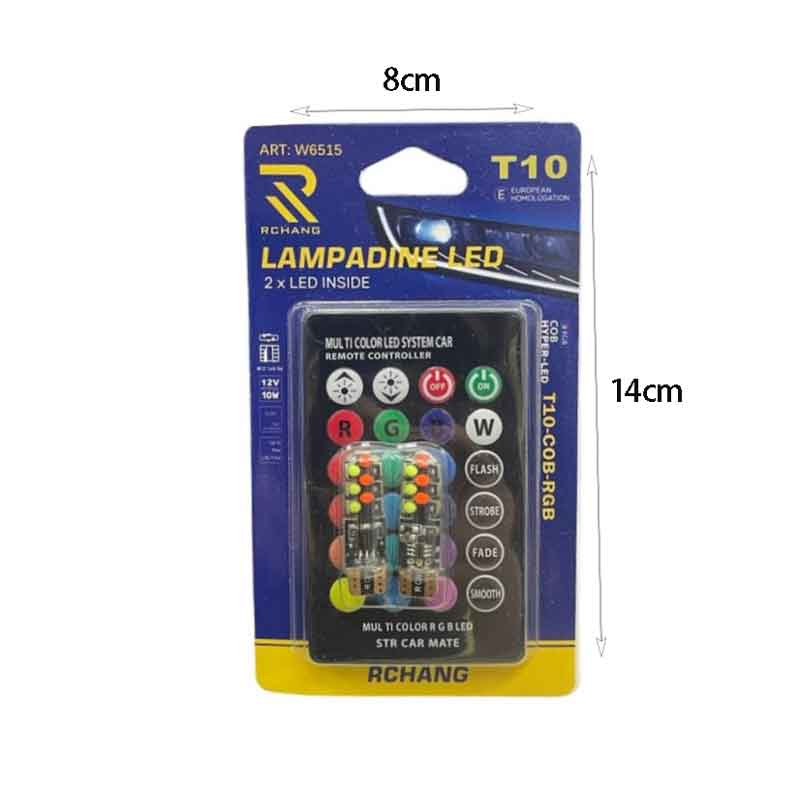Rchang Λάμπες Αυτοκινήτου T10 LED 12V 10W W6515 - Auto Car LED Lamp - Image 3