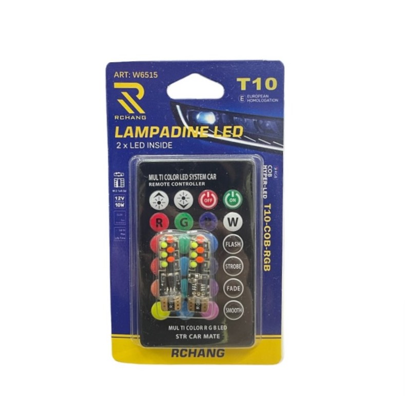 Rchang Λάμπες Αυτοκινήτου T10 LED 12V 10W W6515 - Auto Car LED Lamp