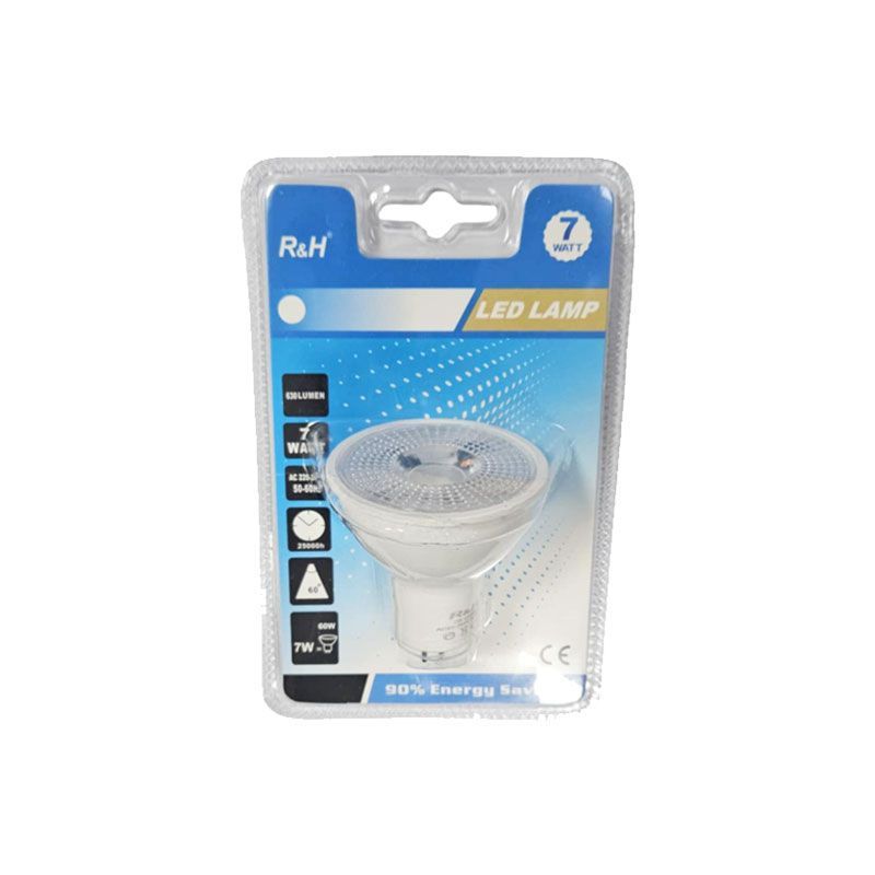 Λάμπα LED GU10 7W Ψυχρό Χρώμα 3000K – LED Bulb GU10