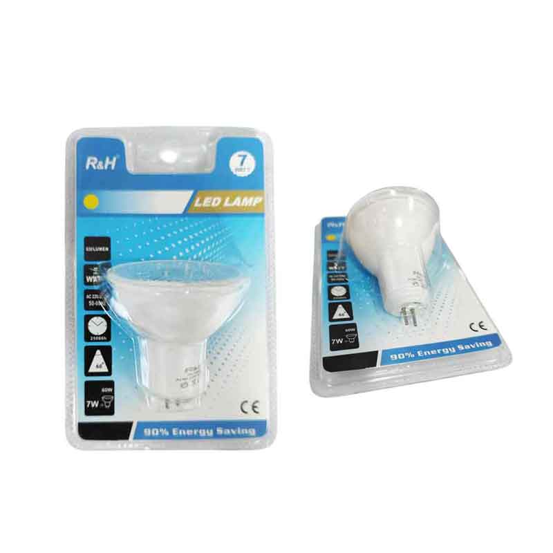 Λάμπα LED GU10 7W Θερμό Χρώμα 3000K – LED Bulb GU10