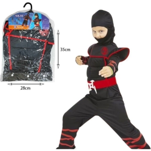 Alternative view of Xin Yu Αποκριάτικη Στολή Νίντζα XY-1056 - Carnival Costume Ninja