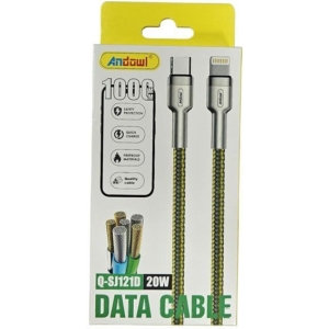 Andowl Καλώδιο δεδομένων Type-C σε Lighting 20W Q-SJ121D - Data Cable