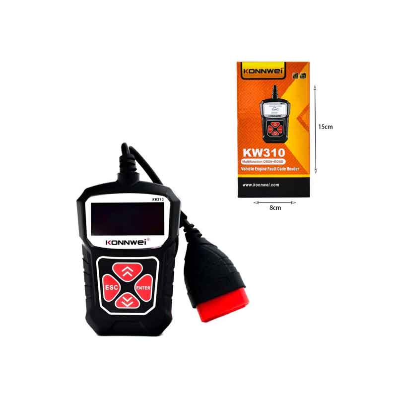 Konnwei KW310 Ψηφιακό Διαγνωστικό Αυτοκινήτων OBDII/EOBD - Multifunction OBDII/EOBD vehicle engine fault code reader - Image 8