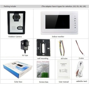 V70F Σετ Θυροτηλεόραση με Έγχρωμη Οθόνη 7" - Video doorphone for villa