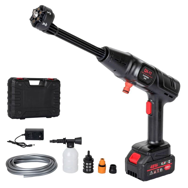 Επαναφορτιζόμενο Πλυστικό Πιστόλι Νερού Υψηλής Πίεσης 48V - Cleaning gun