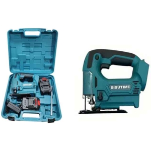 Bisutime Επαναφορτιζόμενο Σέγα με Βαλίτσα και 2 Μπαταρίες - Bisutime Rechargeable Jigsaw with Case and 2 Batteries