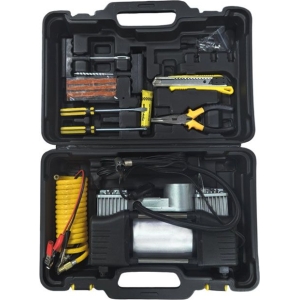 Alternative view of Διπλός Αεροσυμπιεστής με Σετ Βαλιτσάκι- 2 Cylinder Air Compressor