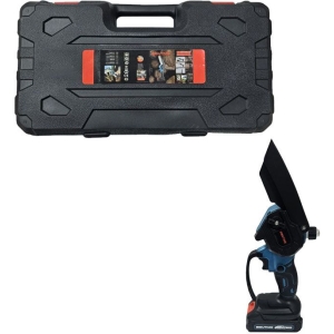 Bisutime Αλυσοπρίονο Μπαταρίας 48V με 2 Μπαταρίες και Βαλιτσάκι 8" - Cordless Chainsaw 48V with 2 Batteries and Case