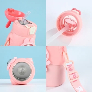 Παιδικό Παγούρι Θερμός με Λουράκι 500ml - Kids Water Bottle