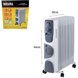 Alternative view of Nikura Καλοριφέρ Λαδιού 2500W+400W HY-C3-F - Oil Filled Electric Radiator