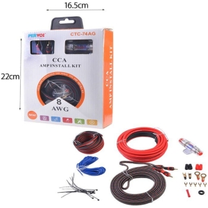 Alternative view of PerVoi Σετ Εγκατάστασης Ενισχυτή Ήχου Αυτοκινήτου 8AWG 1000W CTC-74AG - Amplier Installation Kit
