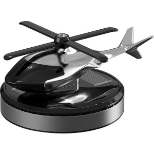 Αρωματικό Αυτοκινήτου Ελικόπτερο με Ηλιακά Περιστρεφόμενο Έλικα – Solar car air freshener