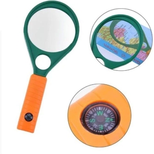 Μεγεθυντικός Φακός Χειρός με Πυξίδα 75mm NO.SG00754- Magnifying glass