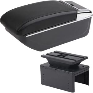 Alternative view of PerVoi Τεμπέλης Αυτοκινήτου με Ποτηροθήκη & Τασάκι CTC-002 - Sliding Armrest