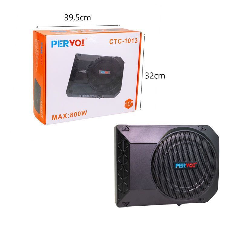 Pervoi Αυτοενισχυόμενο Subwoofer Αυτοκινήτου 10” CTC-1013 - Image 4