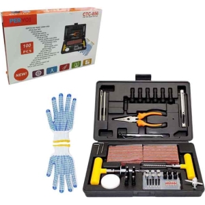 PerVoi Σετ επισκευής ελαστικών με θήκη μεταφοράς CTC-856 - Car Tire Repair Tool Set