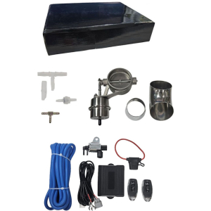 Ηλεκτρική Βαλβίδα Εξάτμισης με Τηλεχειριστήριο και Κιτ Εγκατάστασης - Electric Exhaust Valve with Remote Control and Installation Kit